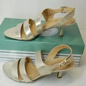 Abella strappy ankle strap sandals nwb